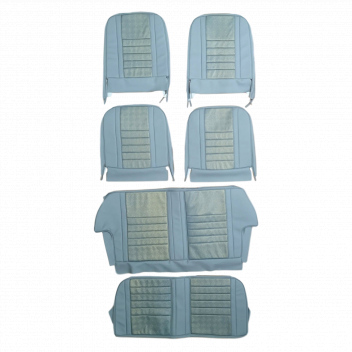 Image for Mini Cooper MKI Front & Rear Seat Kit in Cumulus Grey / Gold Brocade
